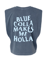Load image into Gallery viewer, Blue Colla - Muscle Tee
