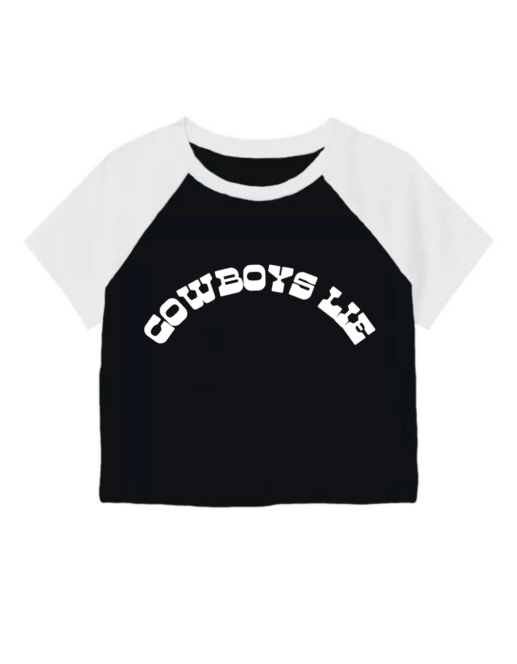 Cowboys Lie - Baby Tee | White