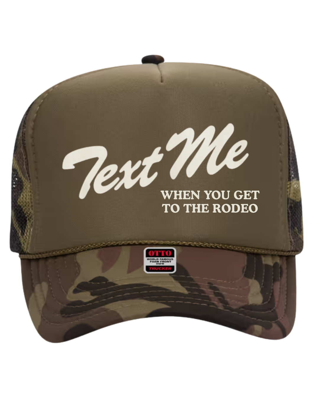 Text Me (Camo) - Trucker Hat