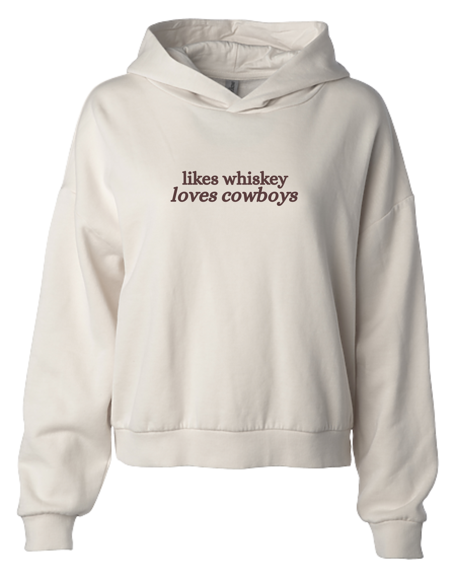 Likes Whiskey, Love Cowboys - Sunday Hoodie