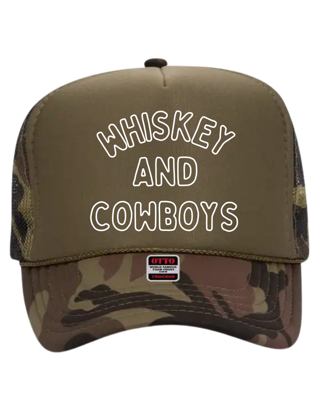 Whiskey and Cowboys - Trucker Hat