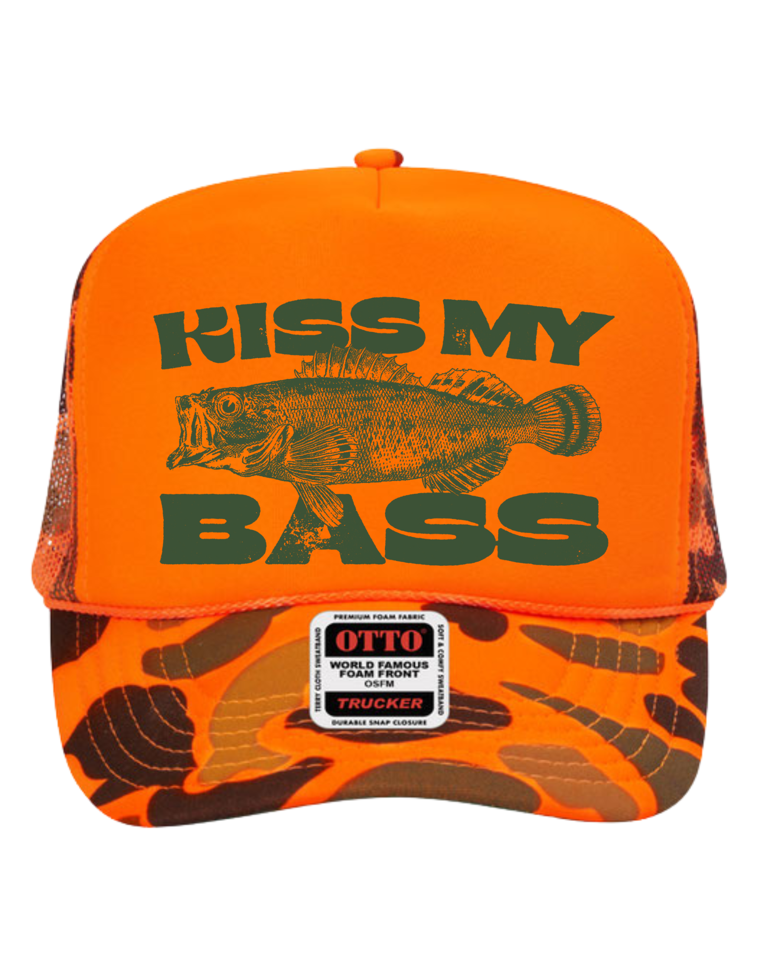 Kiss My Bass - Trucker Hat