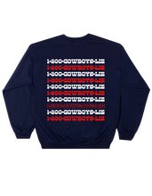 Load image into Gallery viewer, 1-800-CowboysLie - Crew (RWB)

