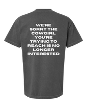 Load image into Gallery viewer, Ghosting Cowboys - Graphic Tee (Pepper)
